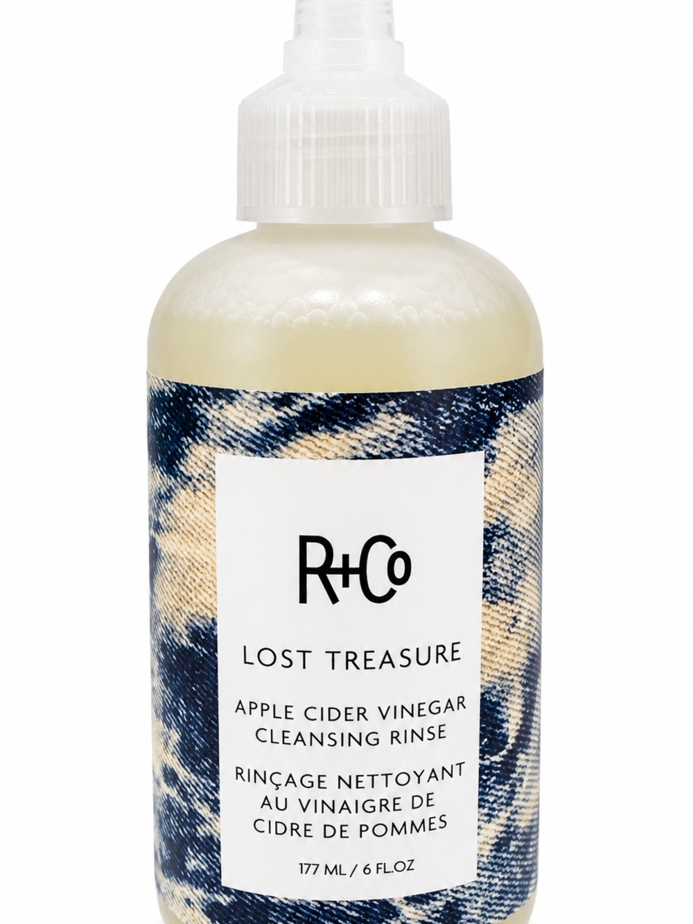 R+Co Lost Treasure Apple Cider Vinegar Cleansing Rinse 6 Oz 177mL New Hair Care